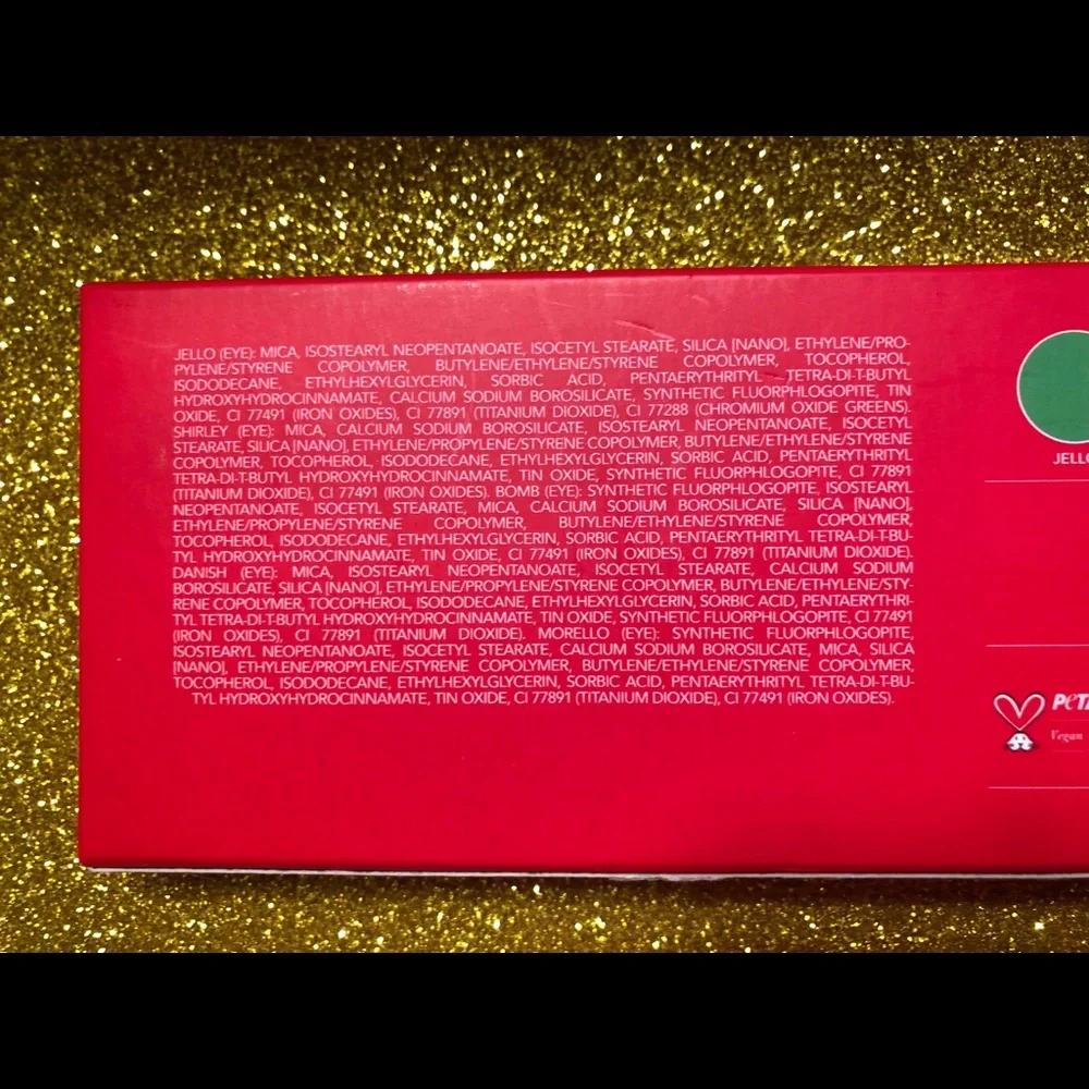 BNIB Lime Crime Wet Cherry Wild Metallics Palette